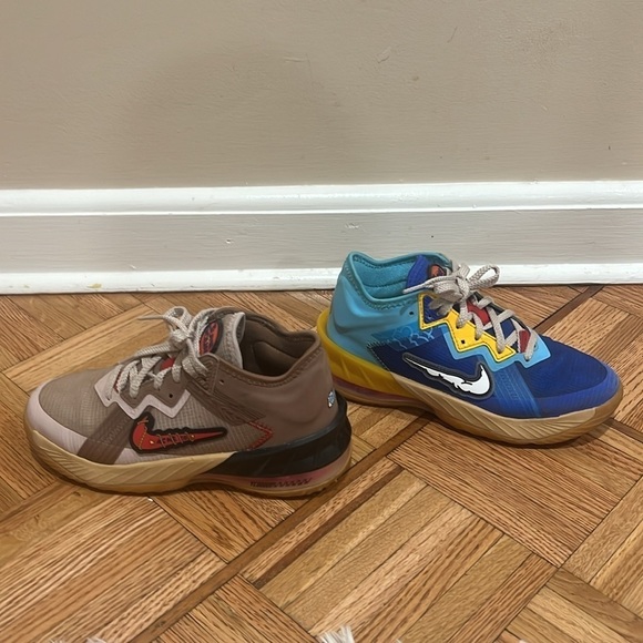 Nike Space Jam X Lebron 18 Low EP Wile E. X Roadrunner Size 4 - Picture 4 of 6